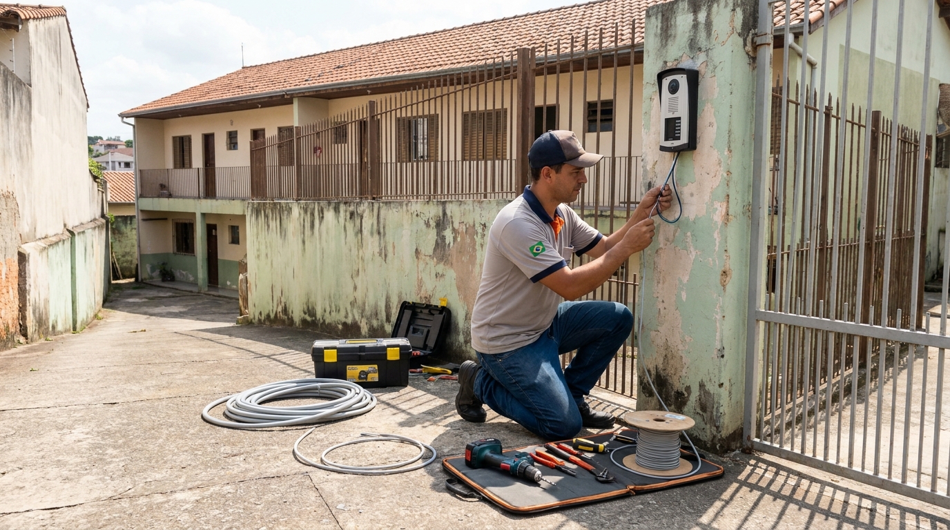 Instalação de porteiro eletrônico em Gravataí‑RS