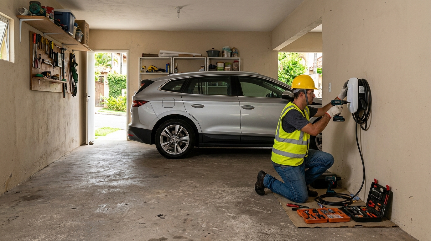 Instalação em garagem ou condomínio em Gravataí‑RS